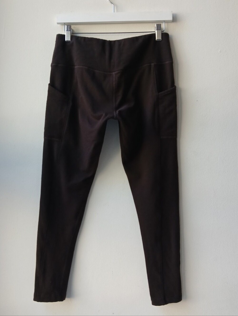 WoolX Piper Pocket Leggings Dark Brown Women's Medium Petite - Picture 3 of 5